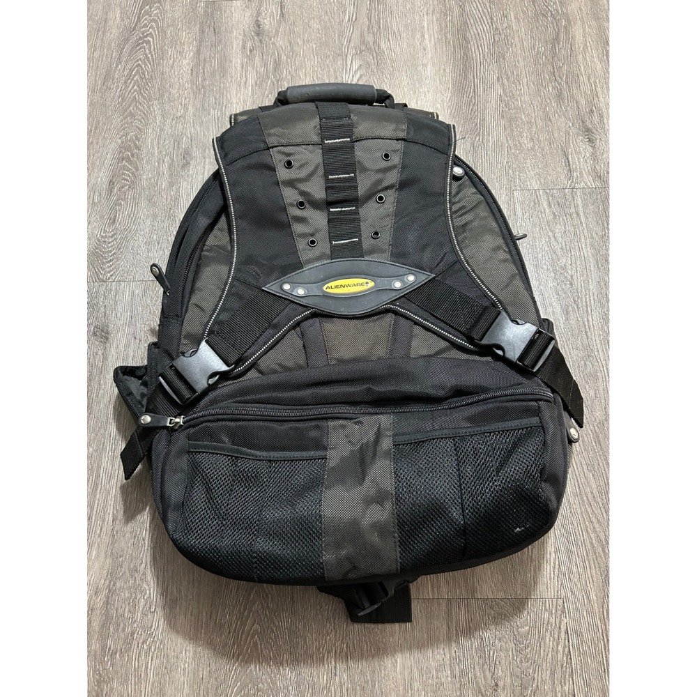 Vintage Alienware Gaming Laptop‎ Backpack Large Black Tactical Heavy Duty Bag